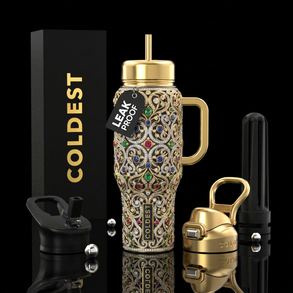 Tumbler inspired by histories finest jewelers water bottle design