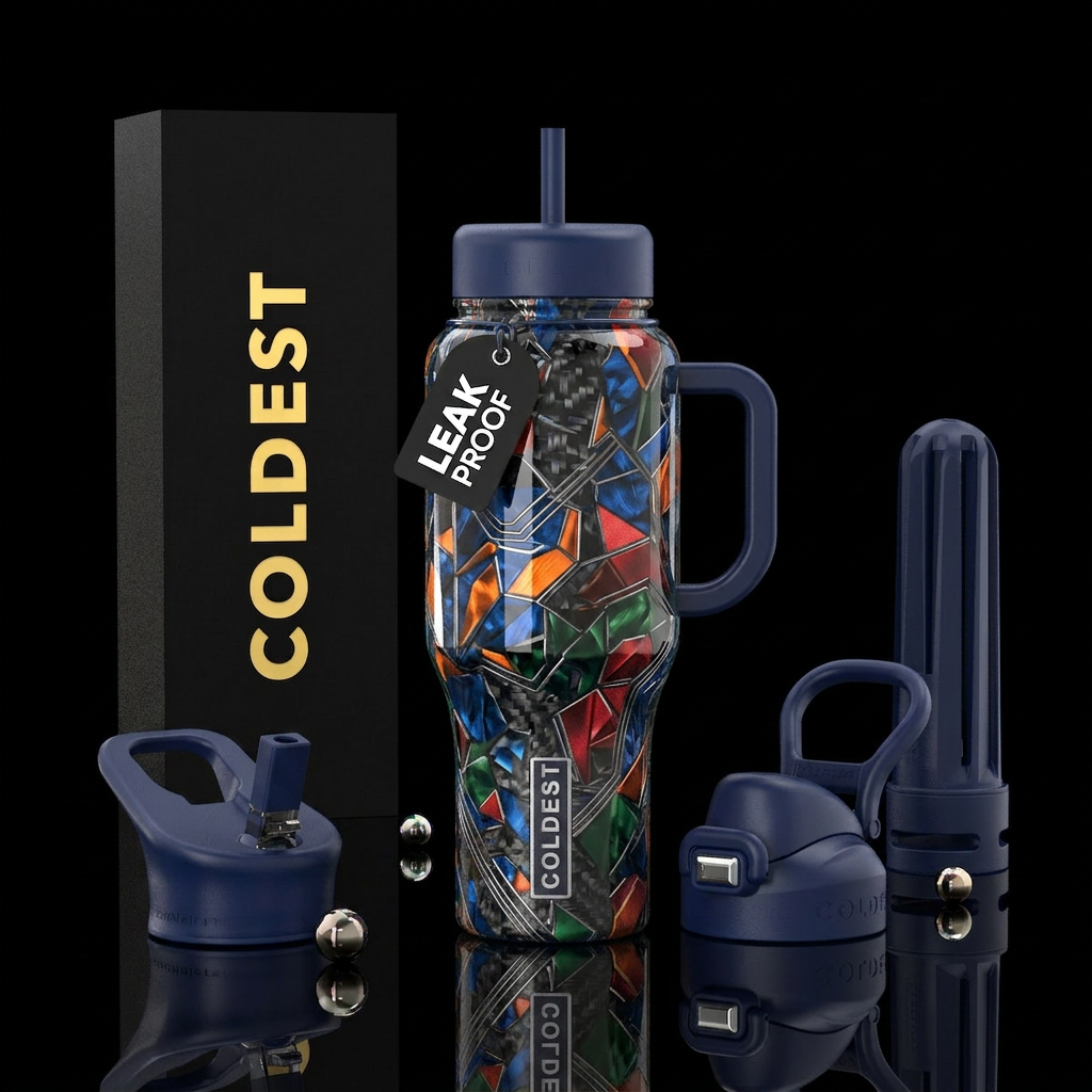 Tumbler is purposefully masculine and stands out a... water bottle design