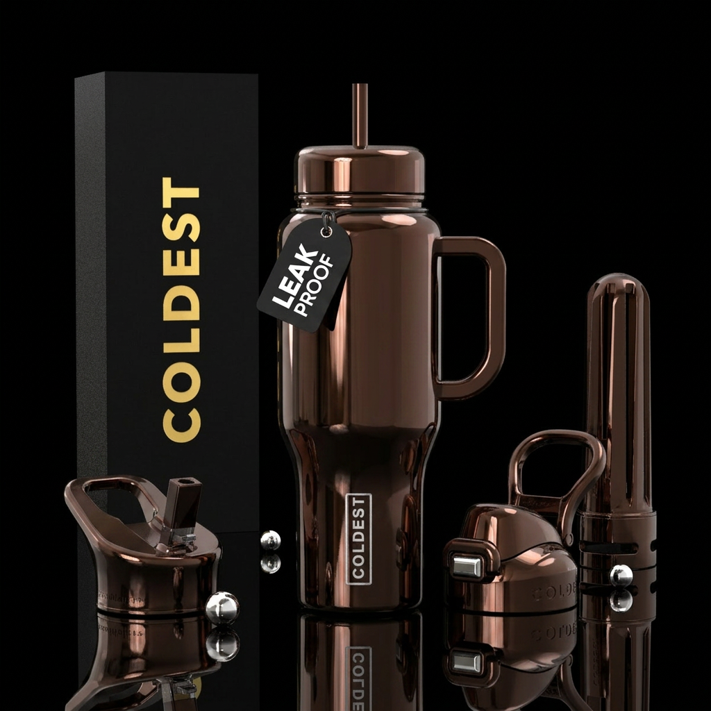 Espresso color,high gloss water bottle design