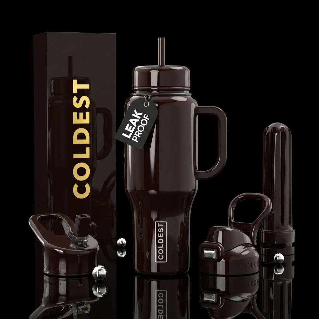 Espresso color,high gloss water bottle design