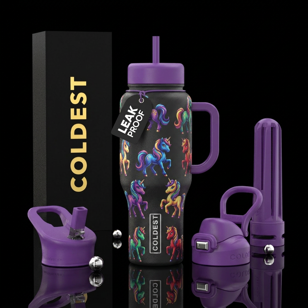 Mini pony water bottle design