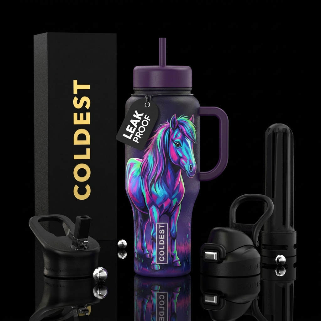 Mini pony water bottle design