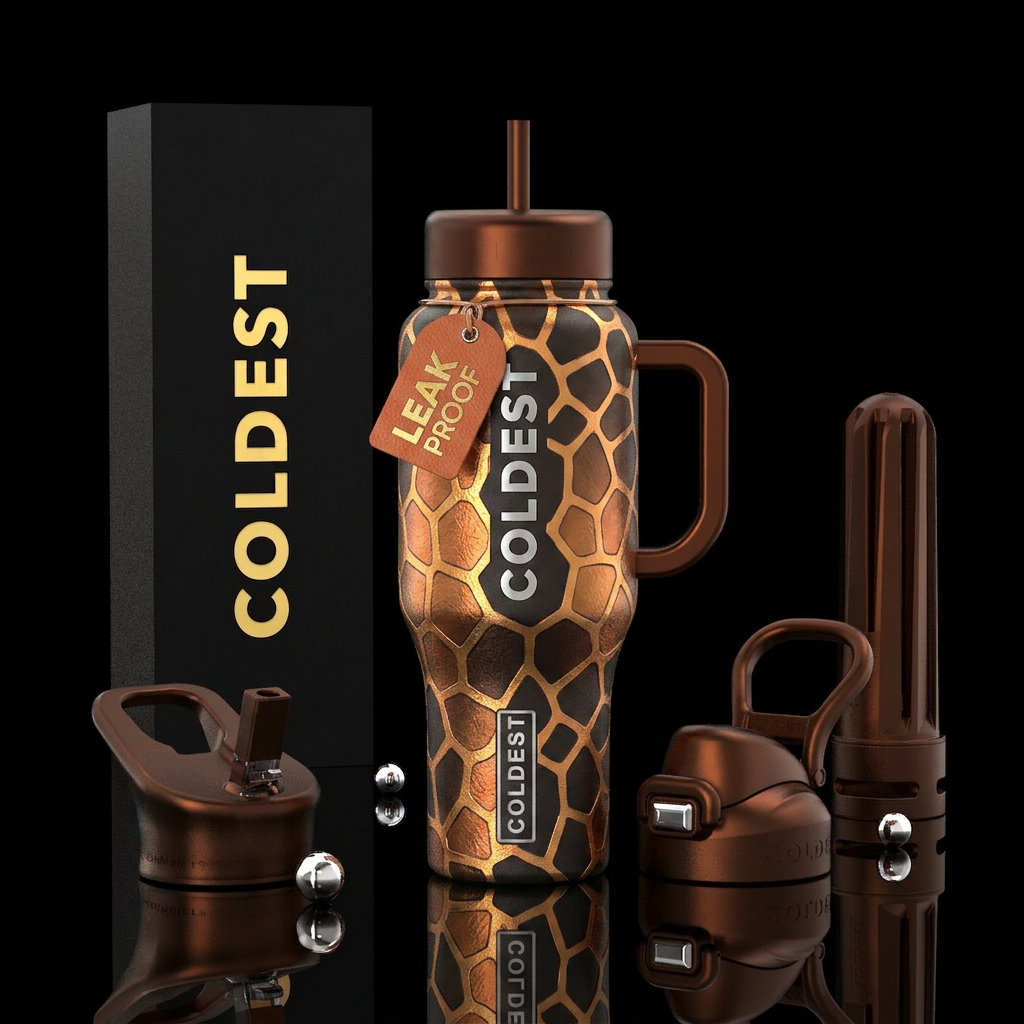 Giraffe water bottle design
