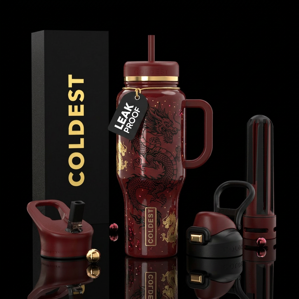 Dragon water bottle design