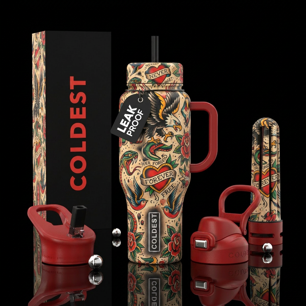Traditional water bottle design
