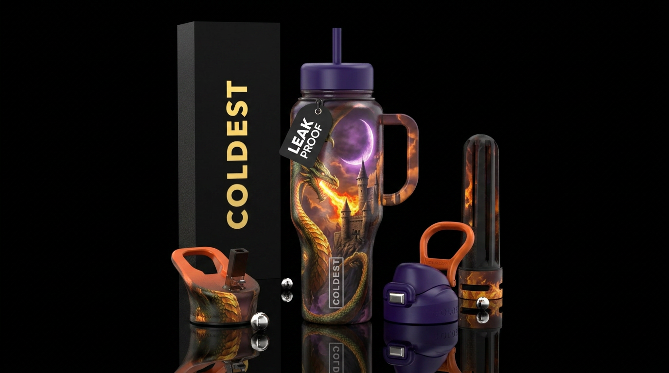 Dragon vs Castle  This category seems to do very w... water bottle design