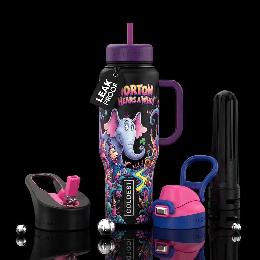 Horton hears a who water bottle design