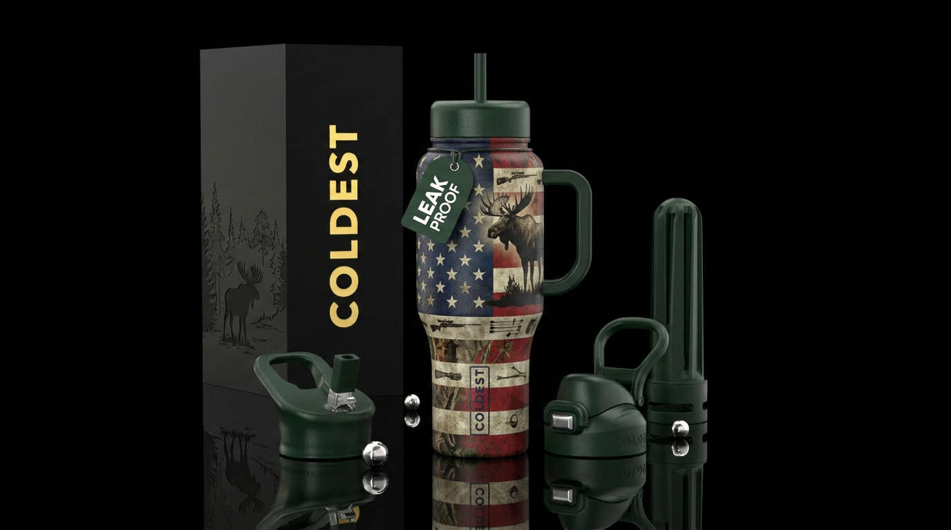 New england Moose 🫎 water bottle design