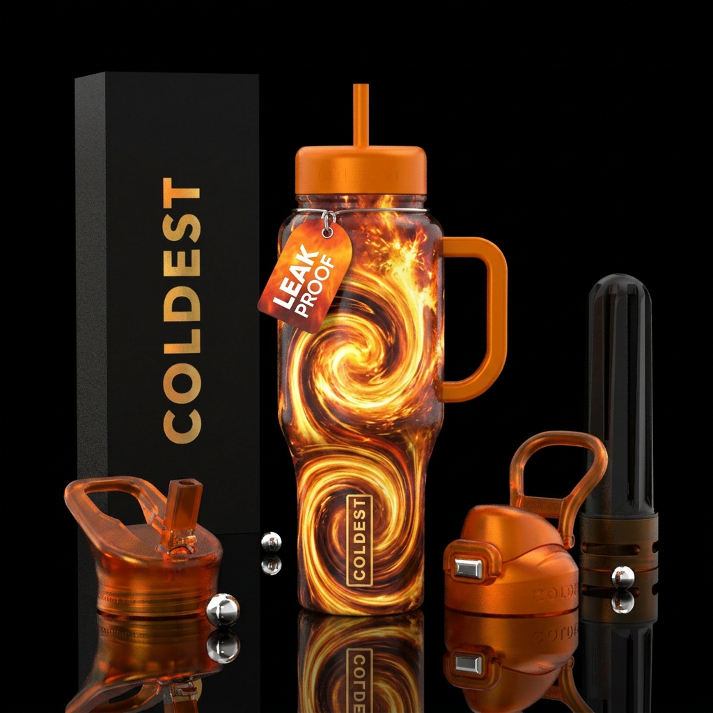 fireball water bottle design