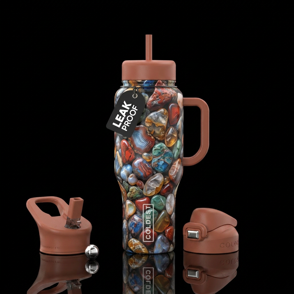 Stones water bottle design
