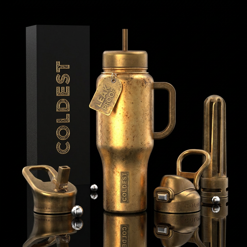 rustic water bottle design