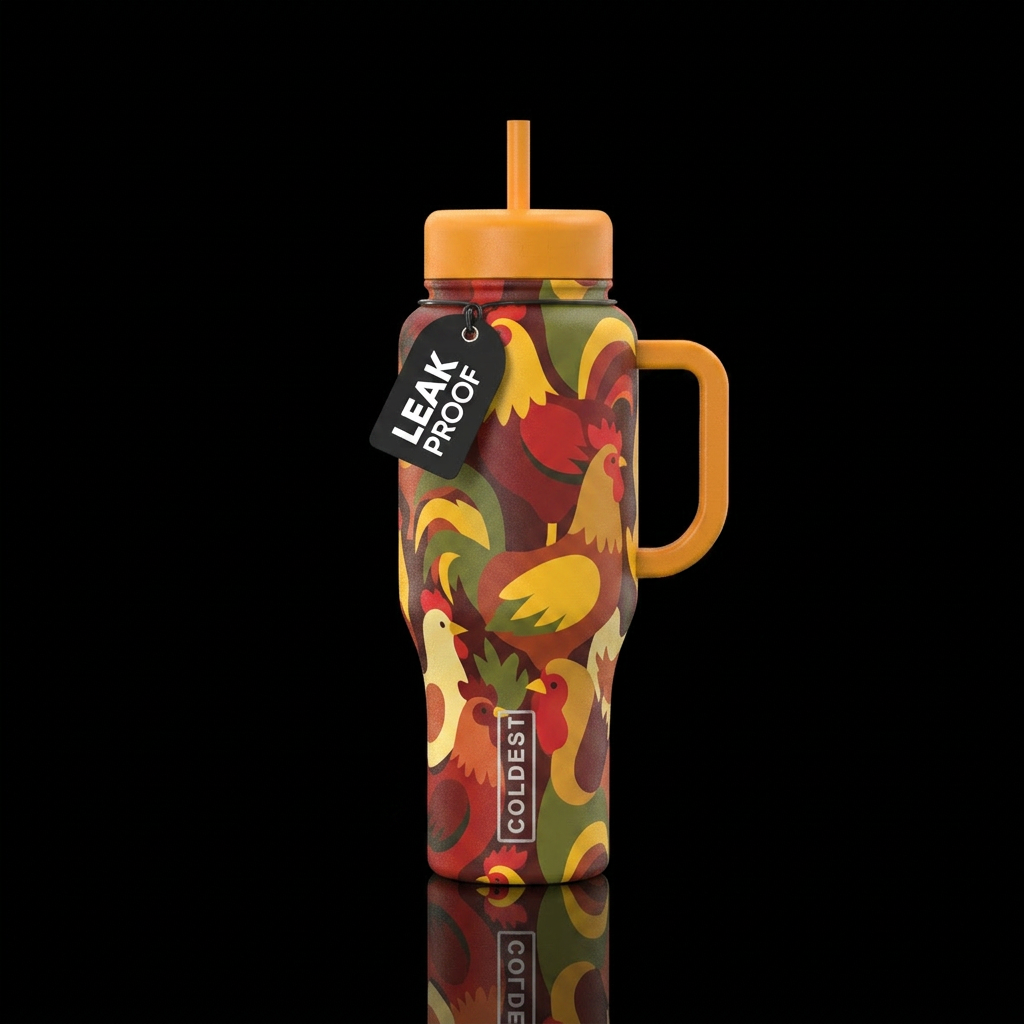 Chicken bottle water bottle design
