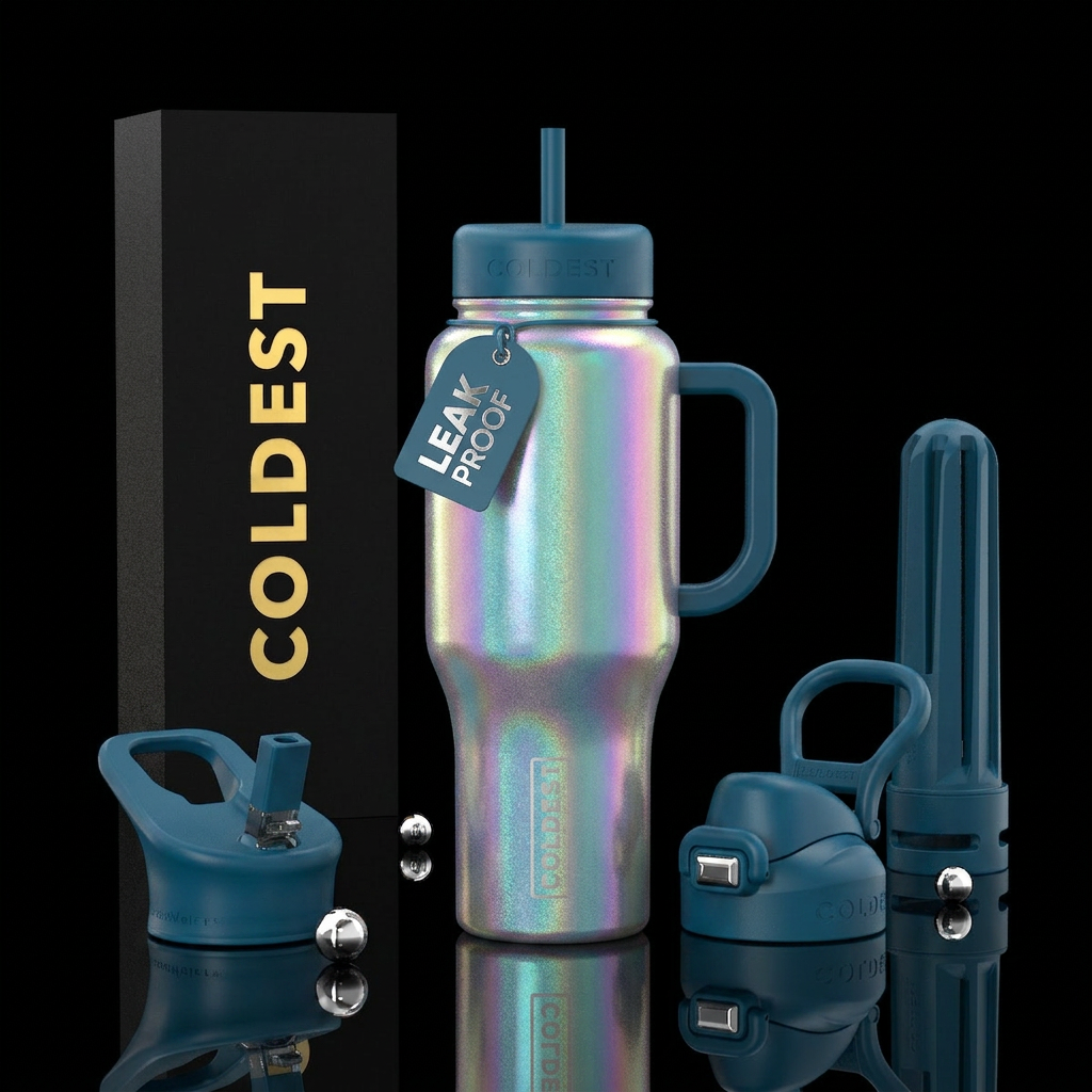 Opalescence water bottle design
