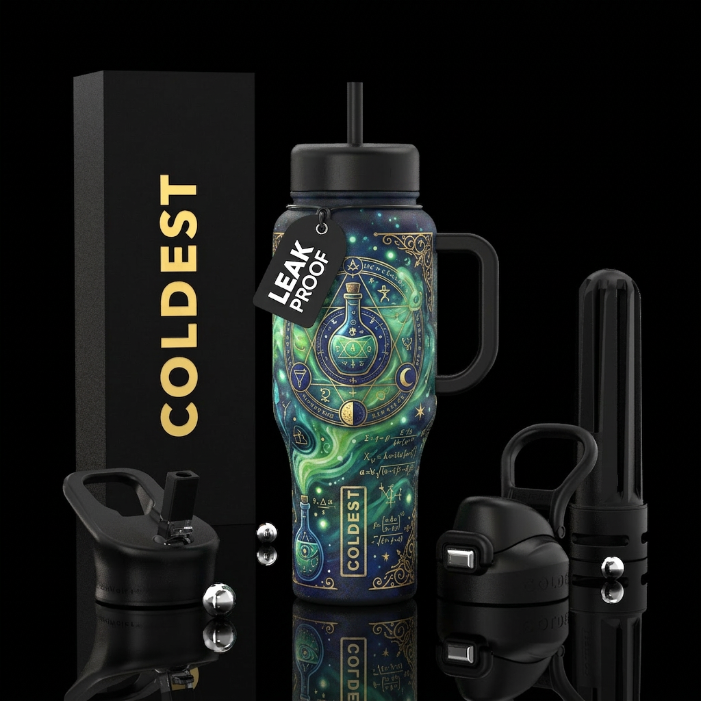 dreamy, alchemy, margarita water bottle design