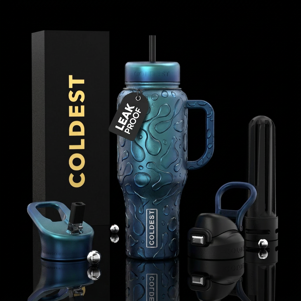Water drop water bottle design