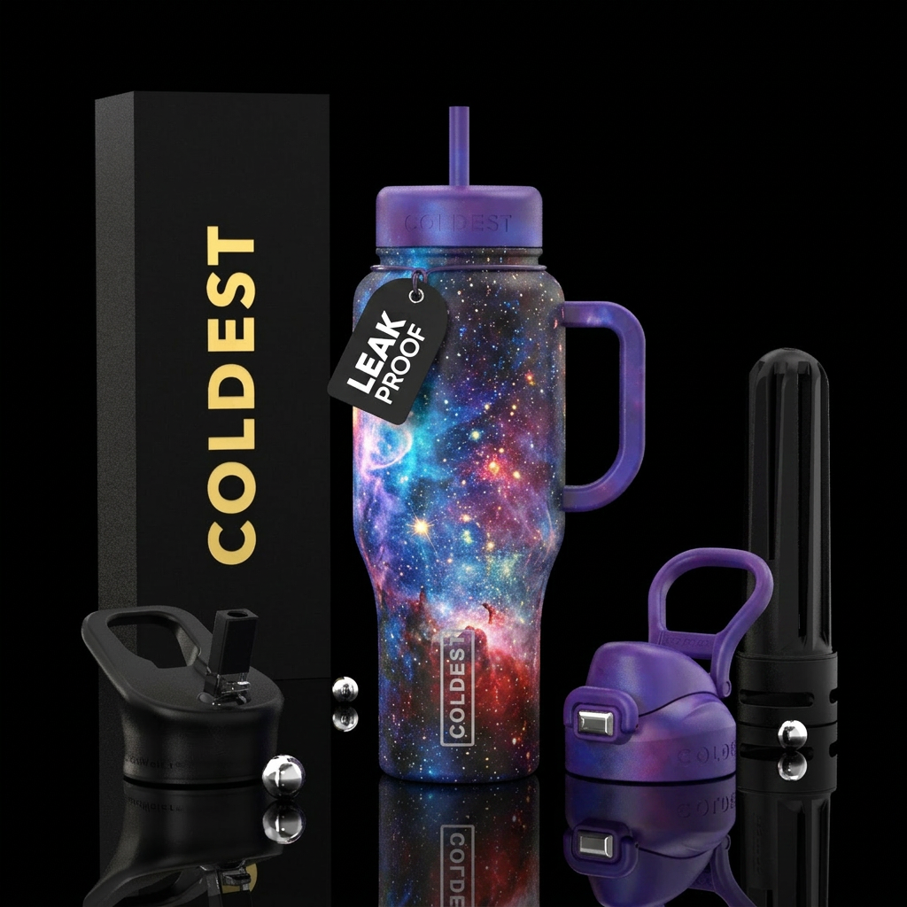 Big Bang vibes water bottle design