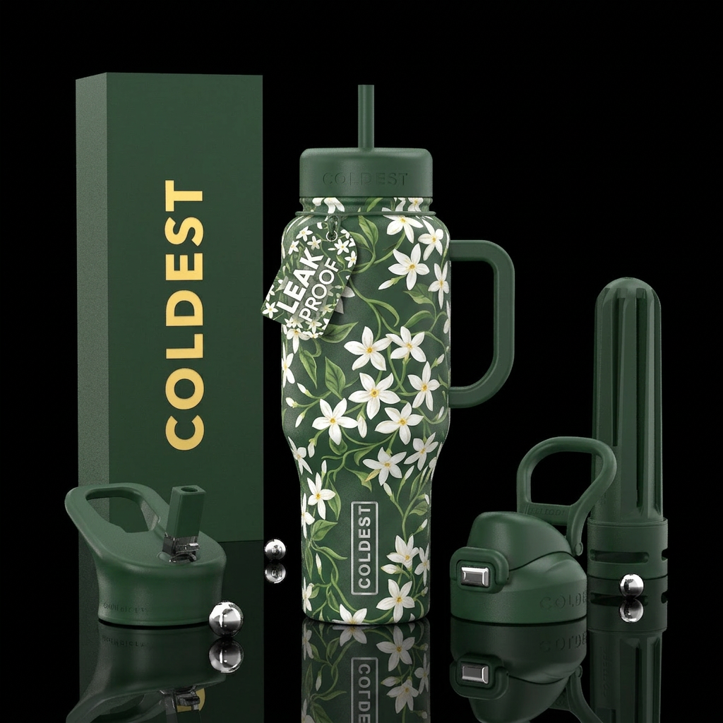Star Jasmine water bottle design