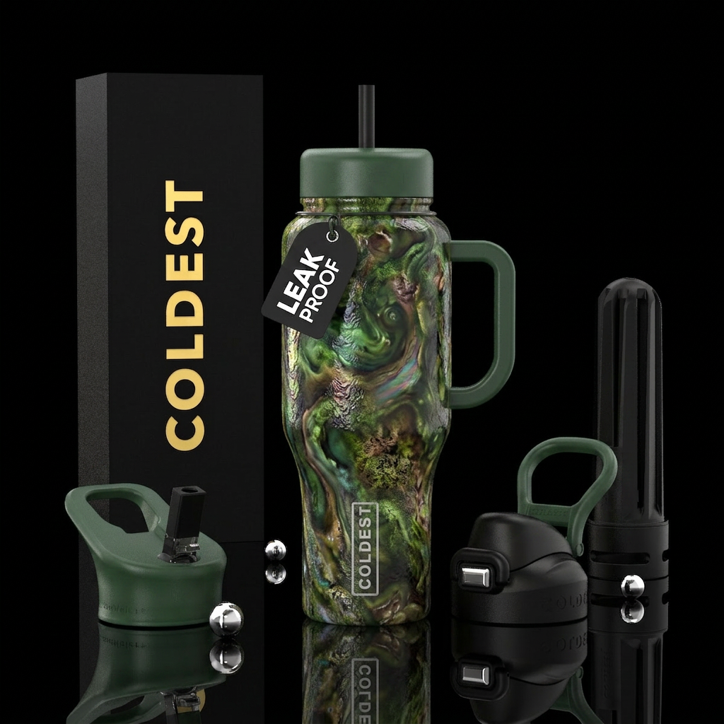 The bug of eternal stench water bottle design