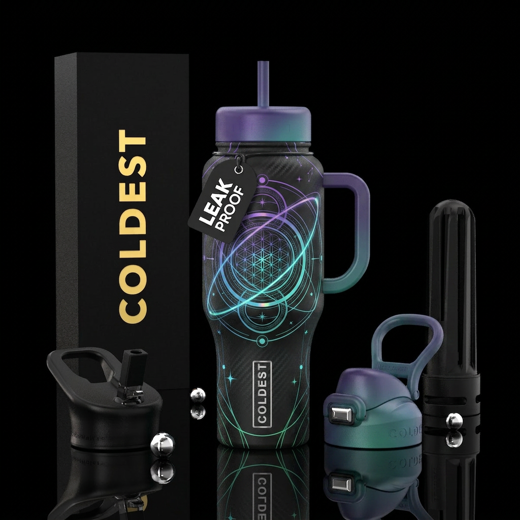 Celestial Architecture” (my favorite)  Full-wrap p... water bottle design