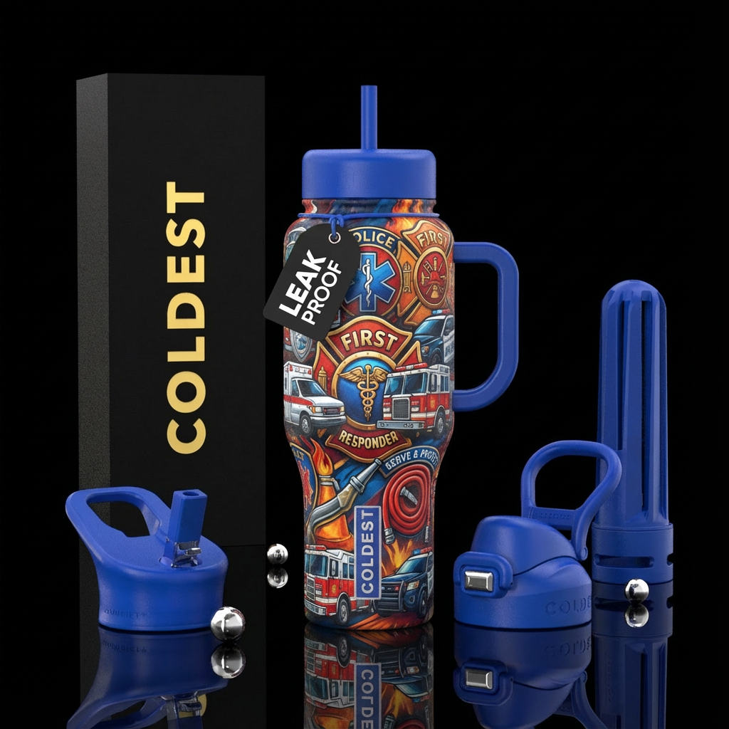 First responder water bottle design