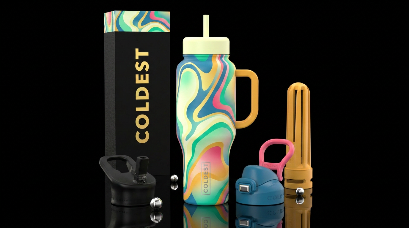 Dreamsicle water bottle design