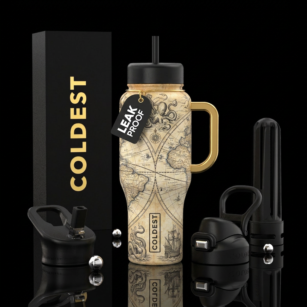 Ocean Exploration water bottle design
