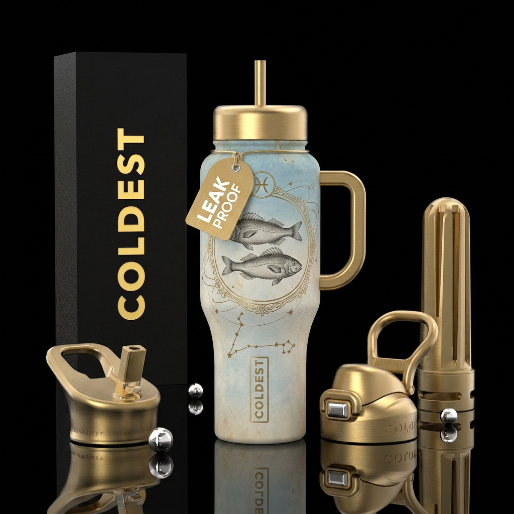 Pisces water bottle design