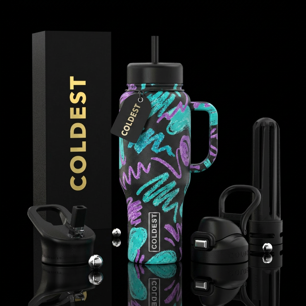 Snazzy water bottle design