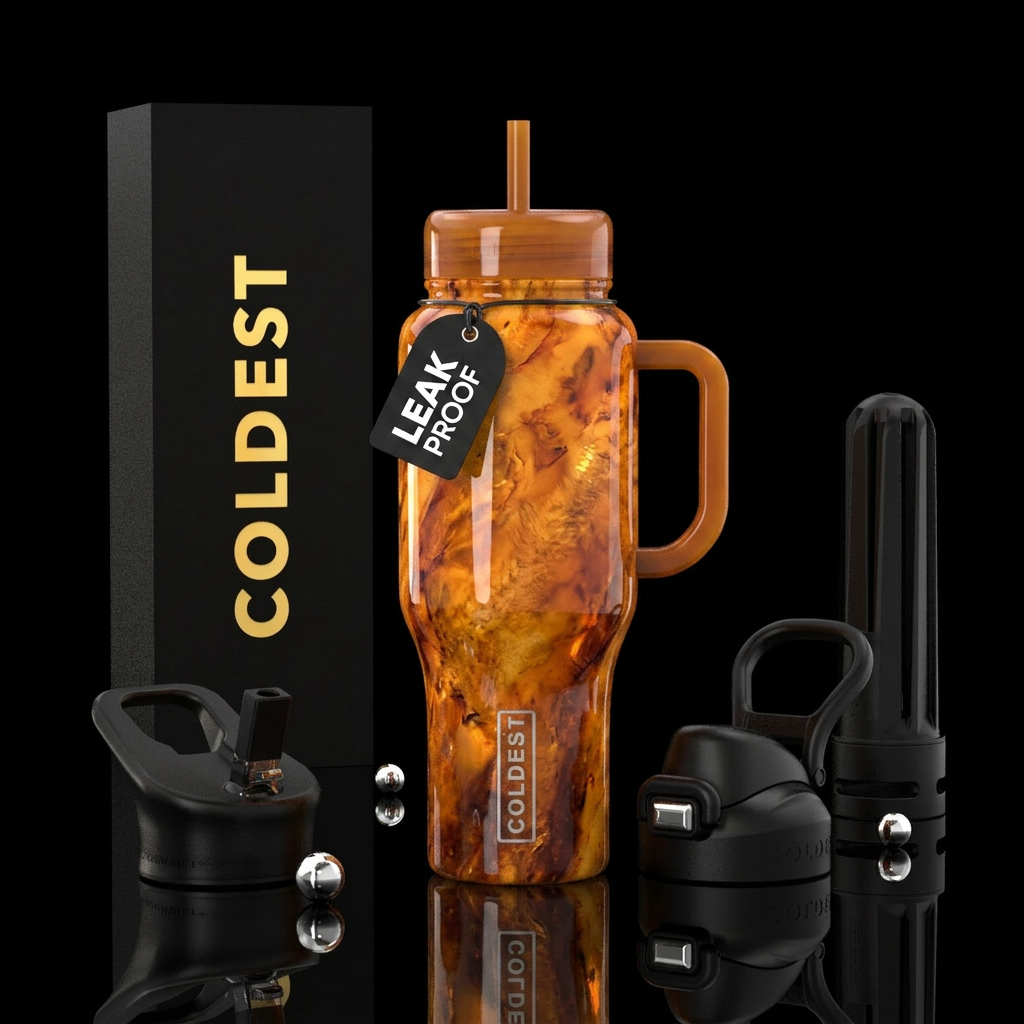 Baltic Amber water bottle design
