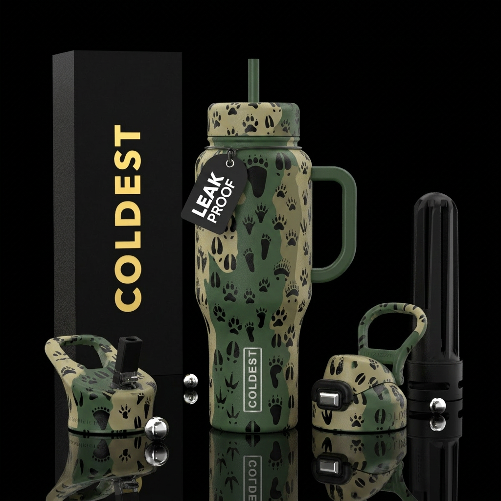Track Me Down water bottle design