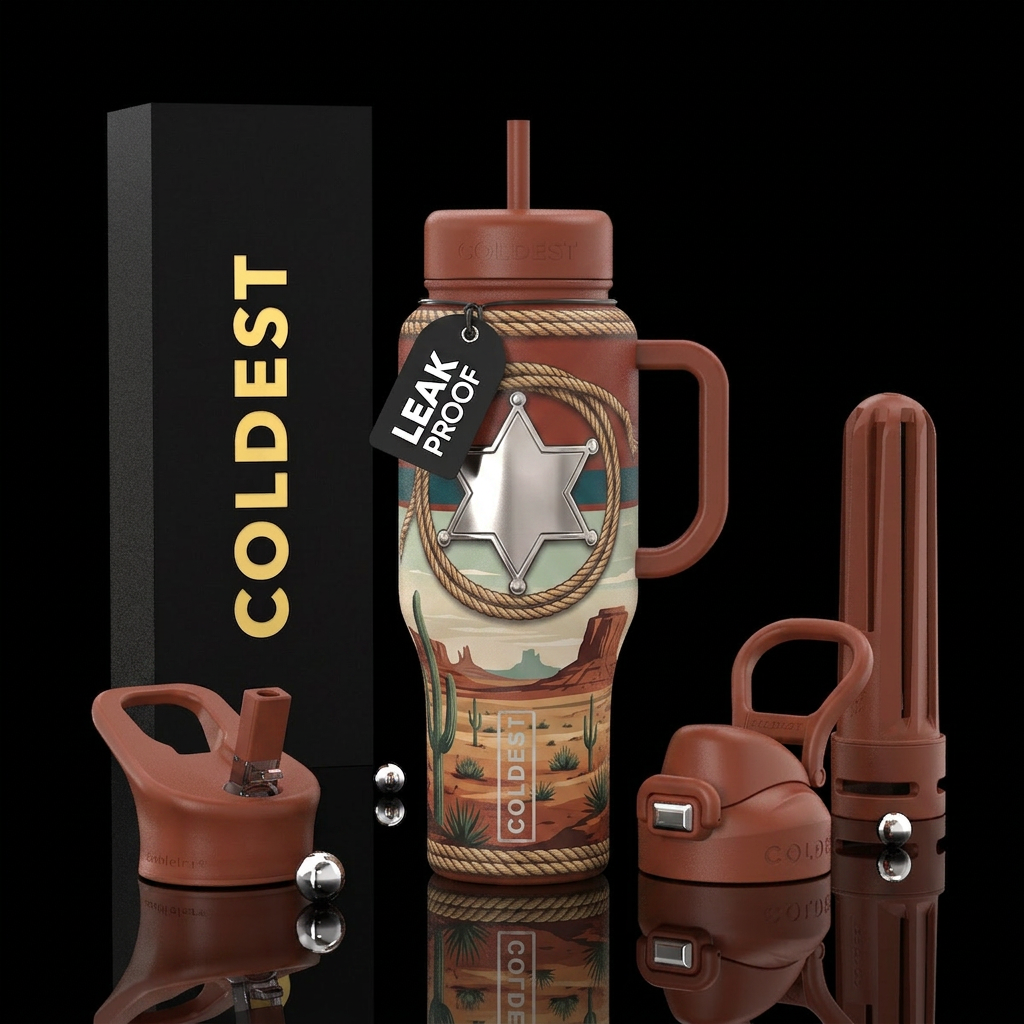 Sheriff water bottle design