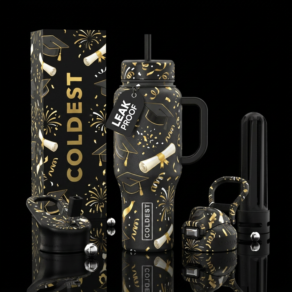 Graduate water bottle design
