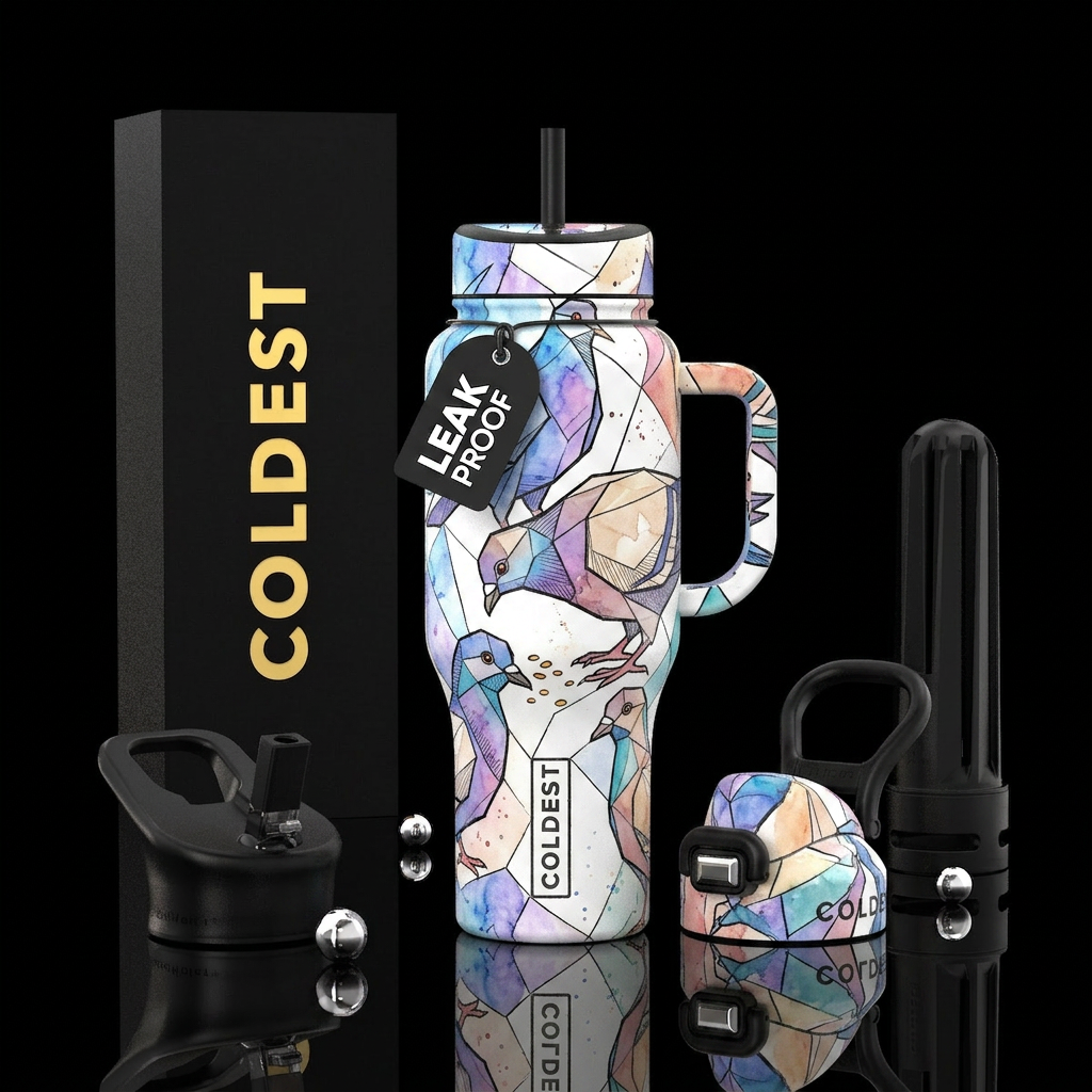 Pigeons v2 water bottle design