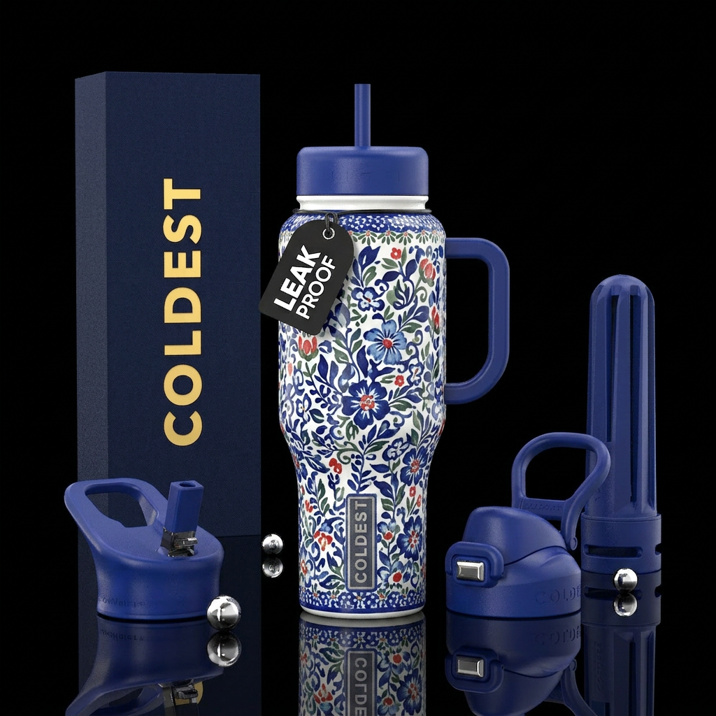 Polish Pottery water bottle design