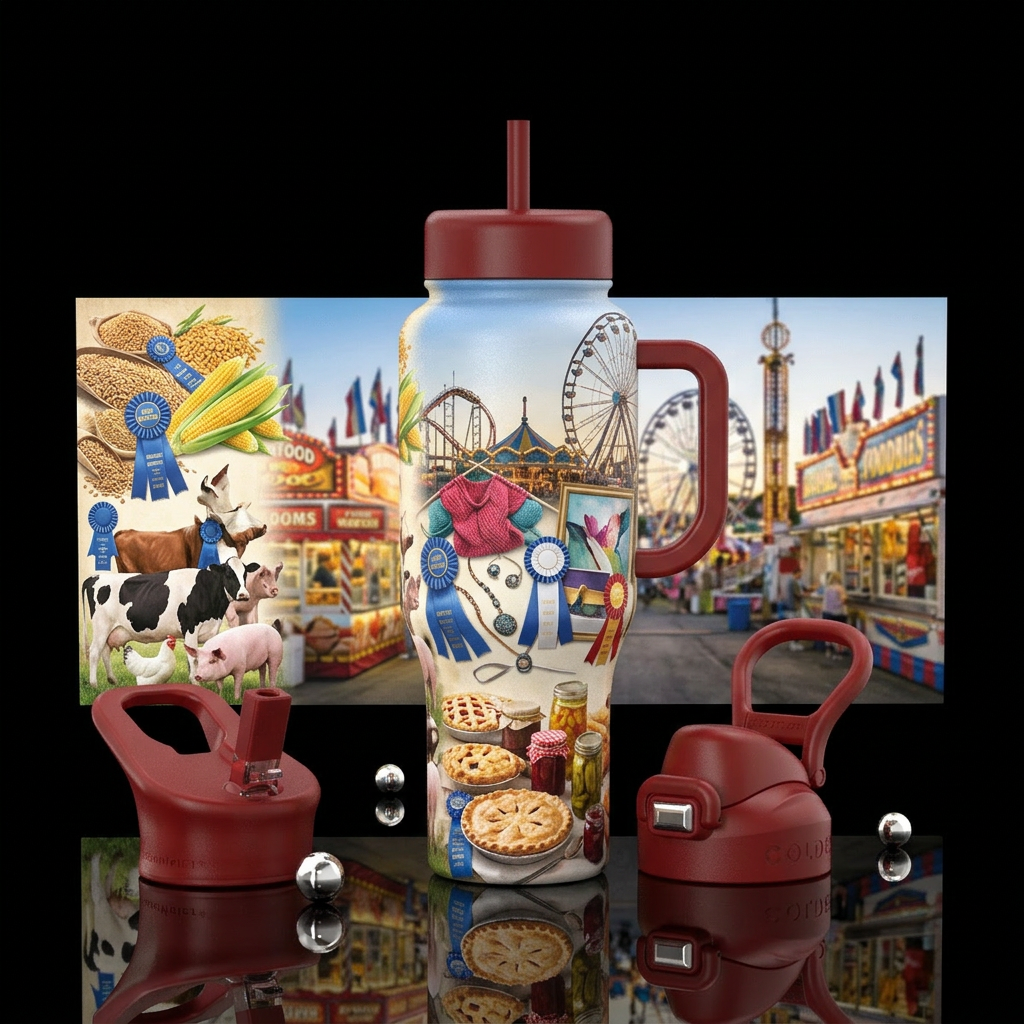 The Great State Fair water bottle design