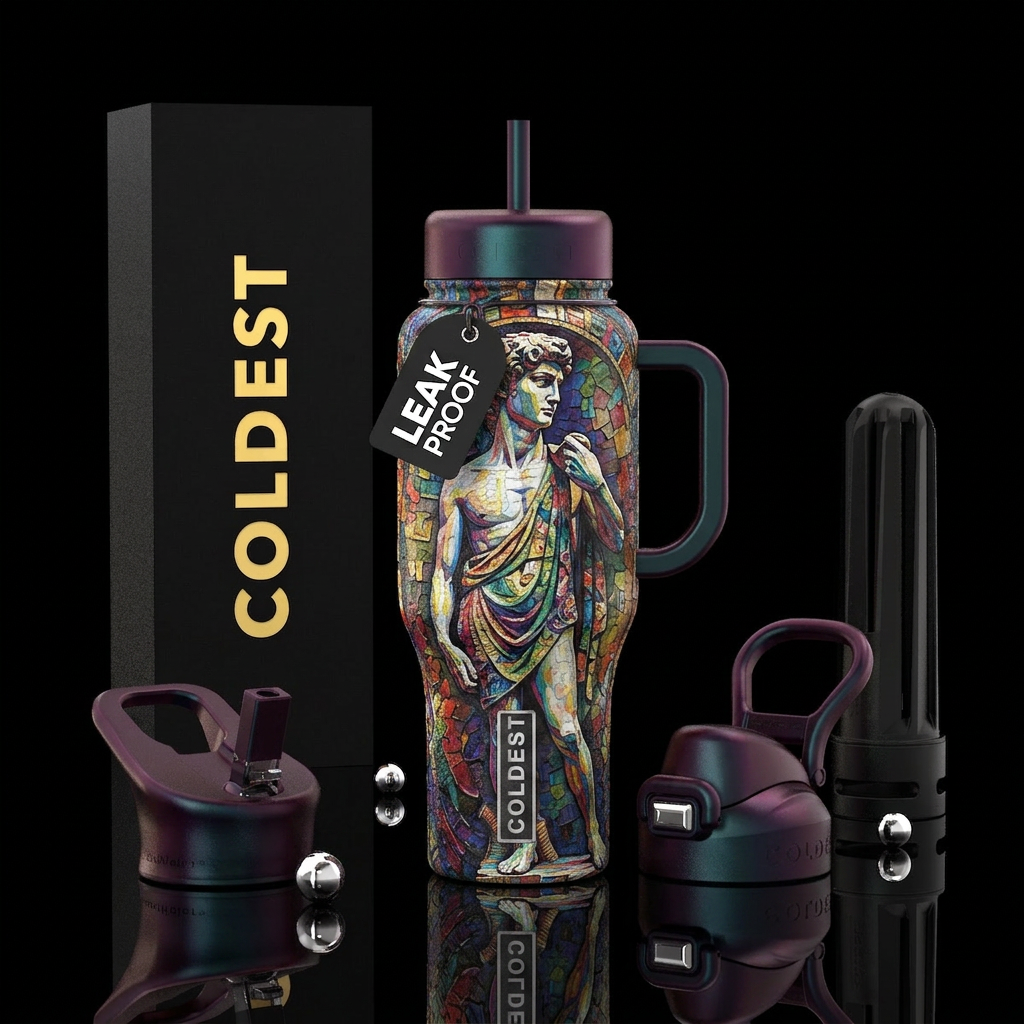 Statue of David modest water bottle design