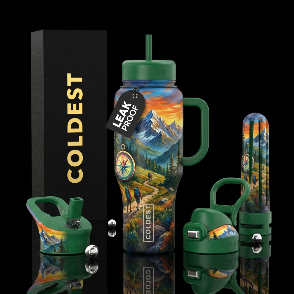 Hiking water bottle design