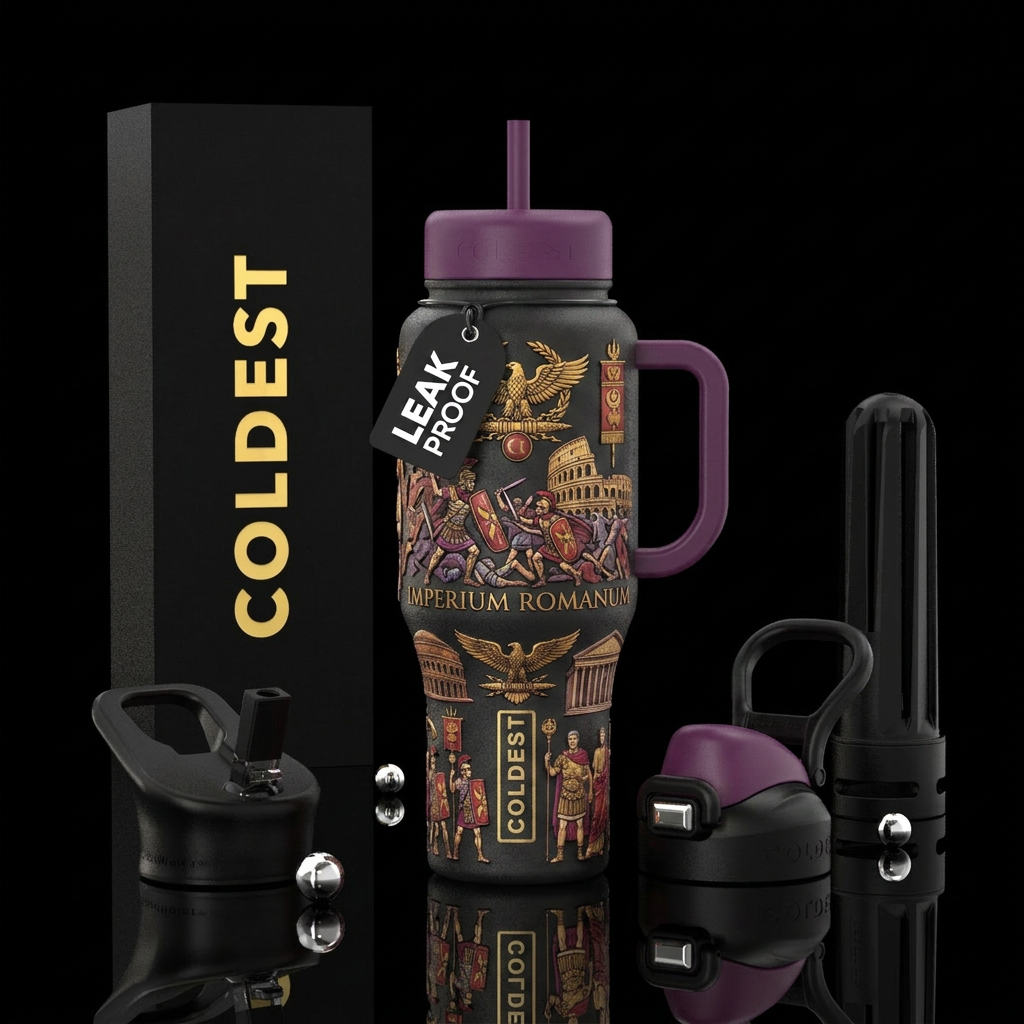 Roman empire water bottle design