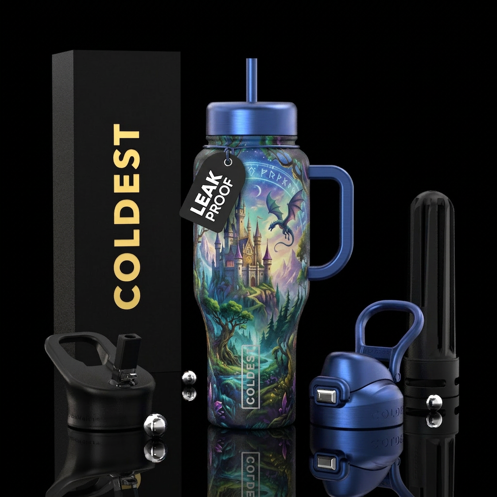 Fantasy water bottle design