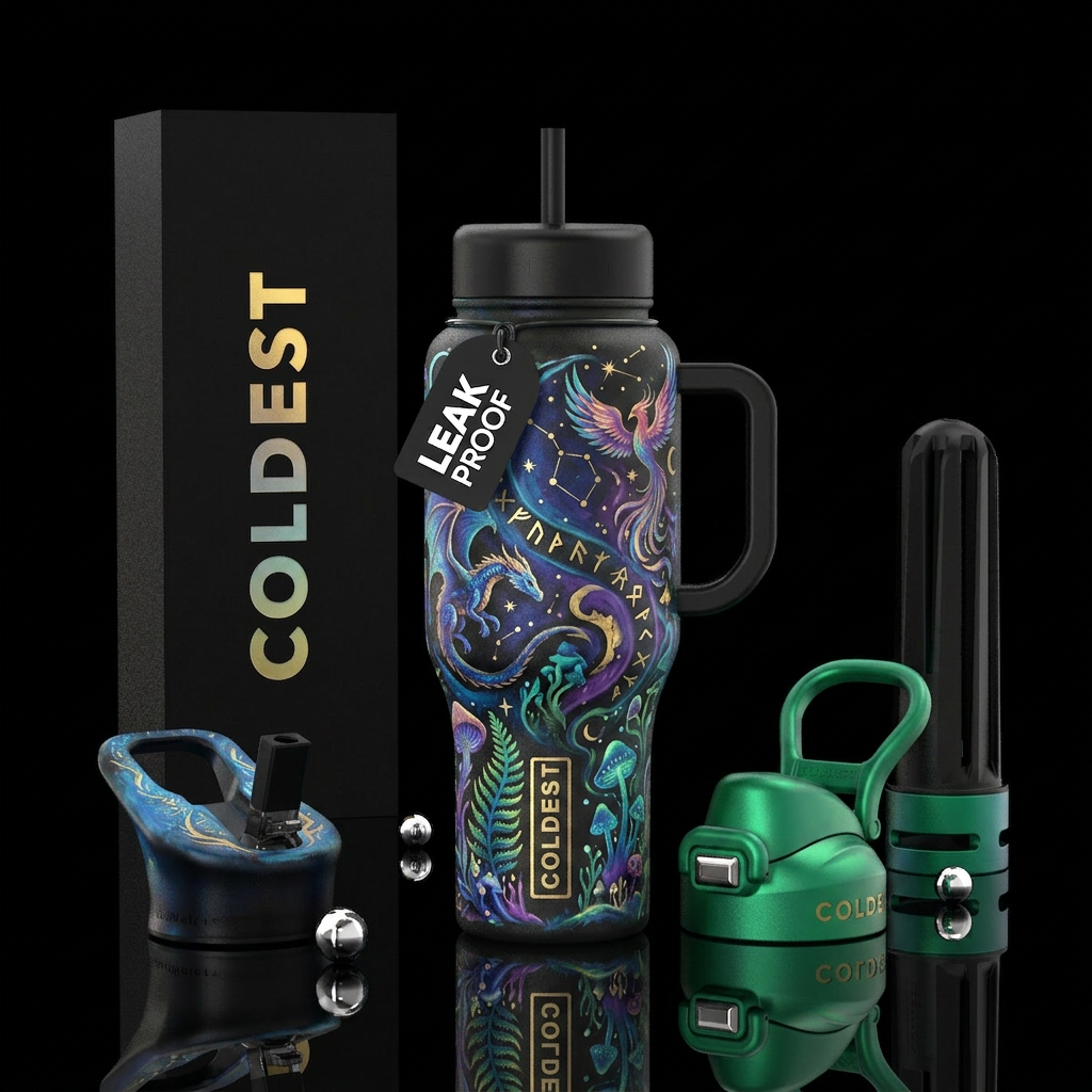 Fantasy water bottle design