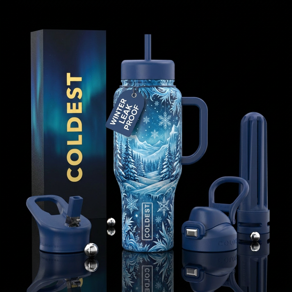 Winter water bottle design