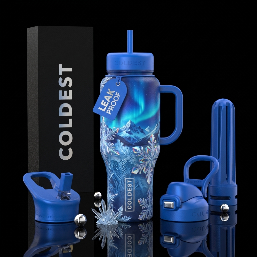 Winter water bottle design