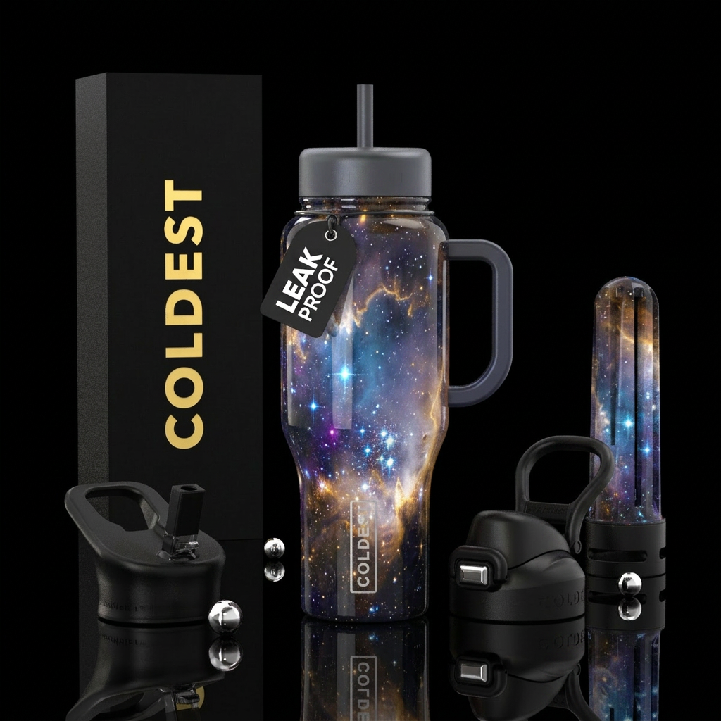 Time and space water bottle design