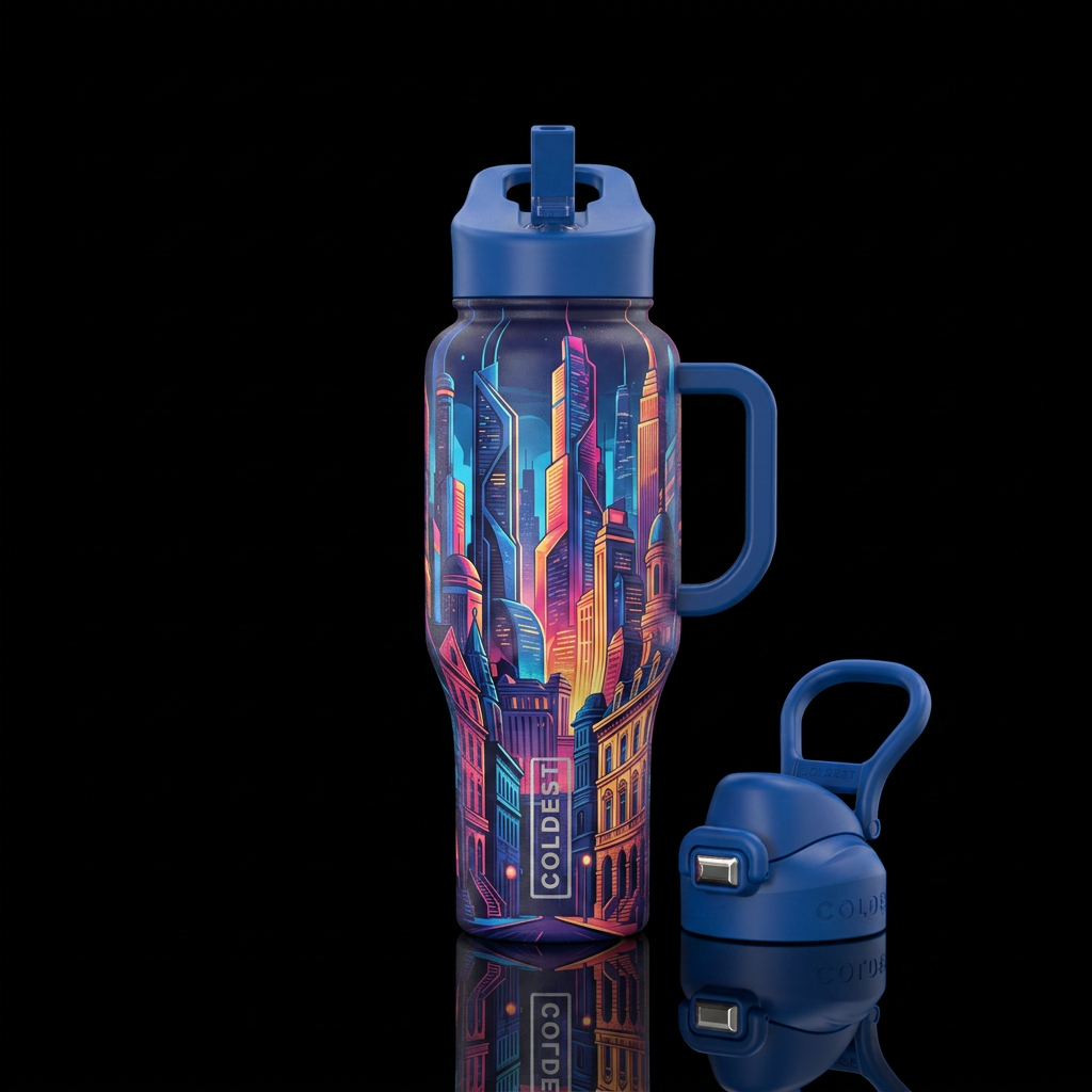 Architecture water bottle design