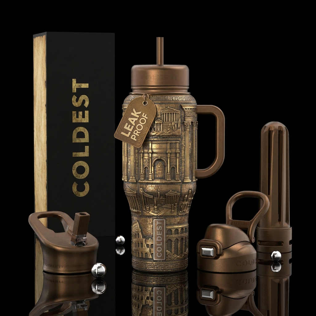 Ancient Rome water bottle design