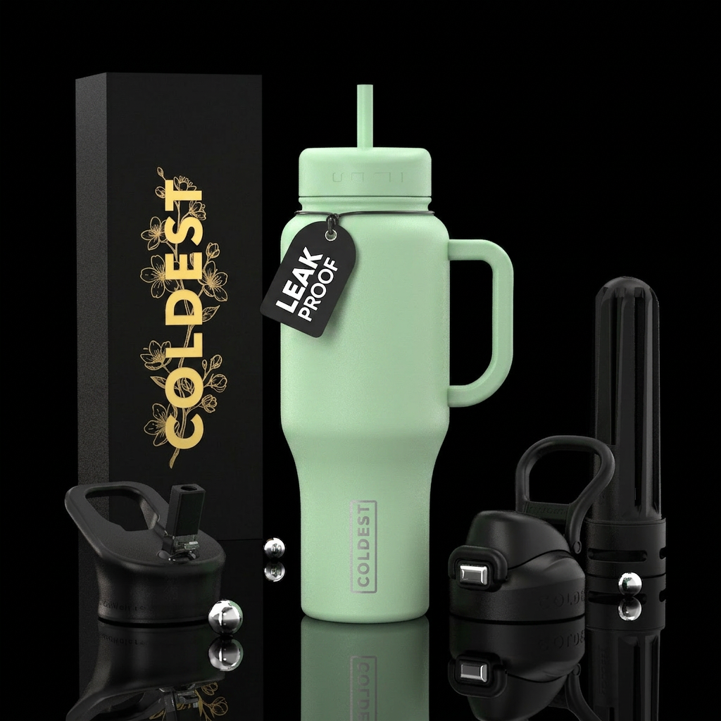 Spring water bottle design