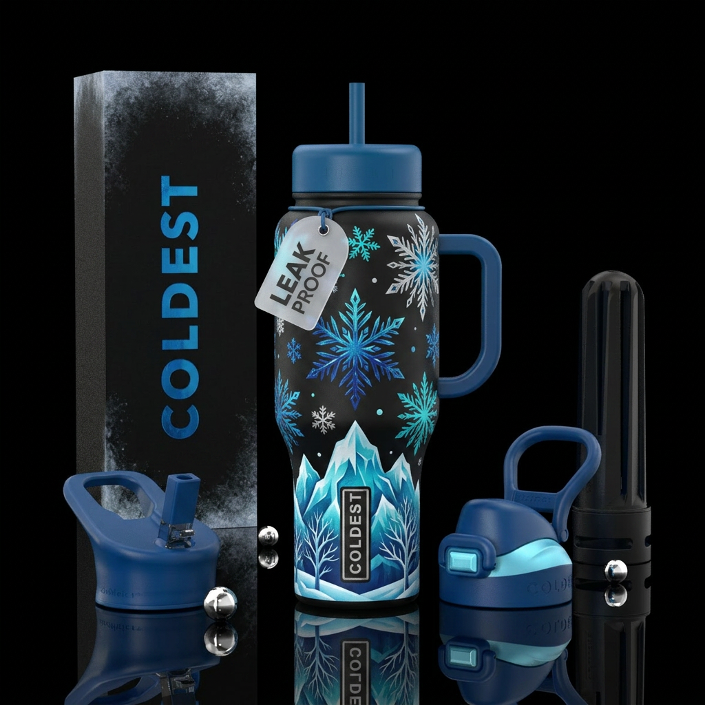 Winter water bottle design