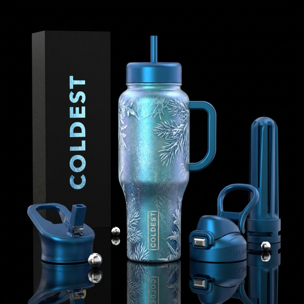 Winter water bottle design