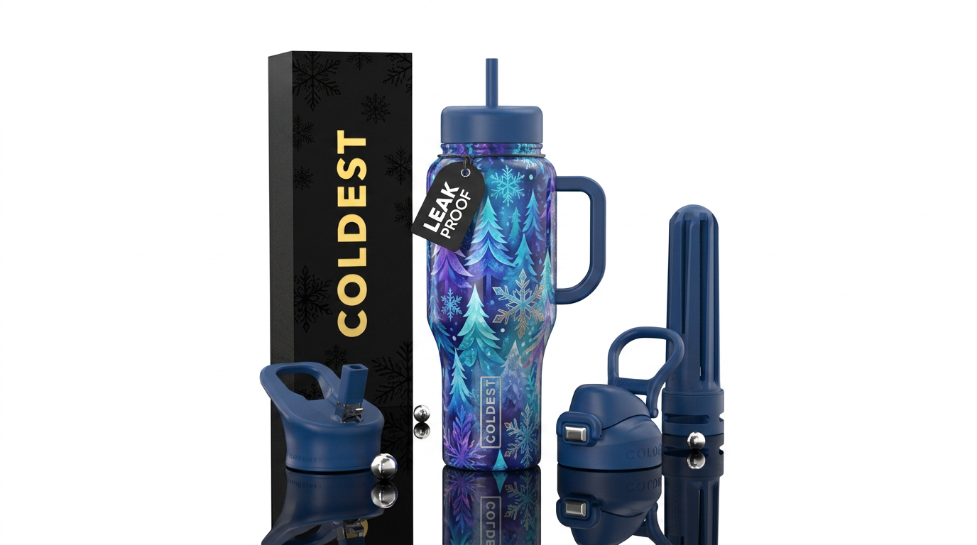 Winter water bottle design
