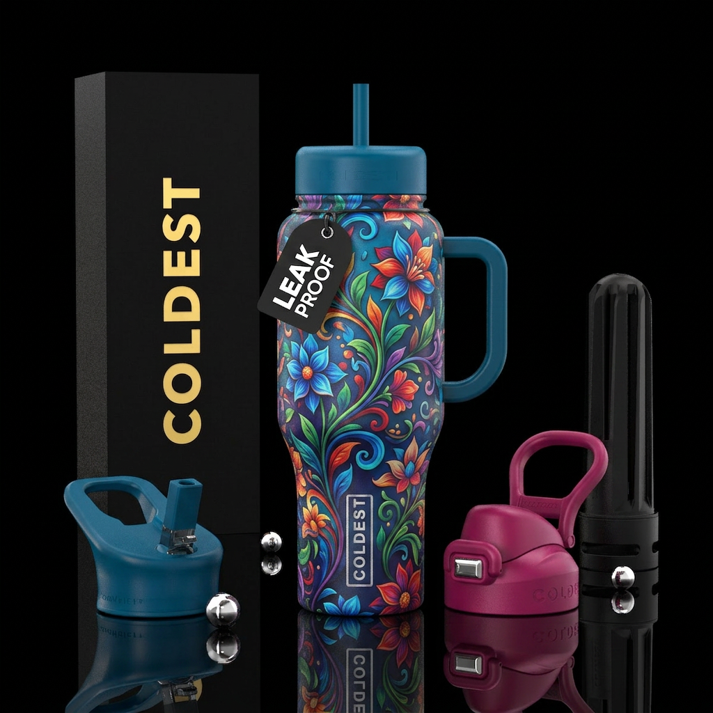 Gardinas swirling water bottle design